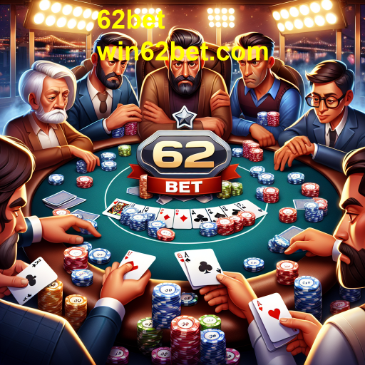Pôquer: A Arte Estratégica do Jogo de Cartas no 62bet